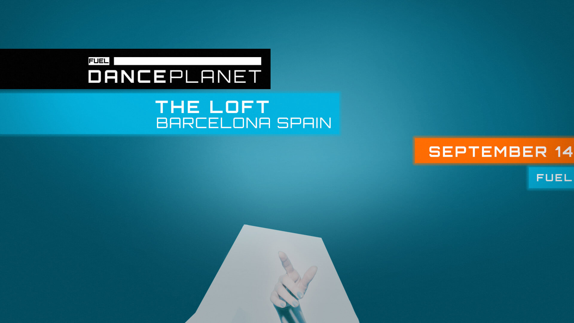 Design Board für Event Promotion FUEL