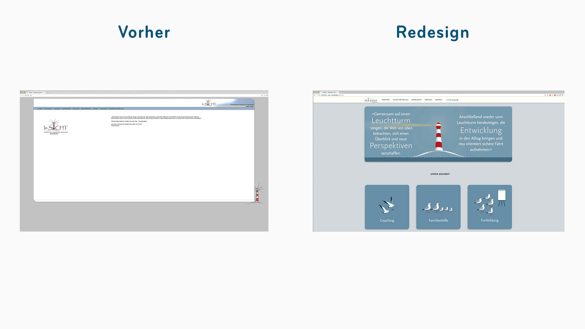 Entwicklung Corporate Re-Design IN SICHT • Print & Screen