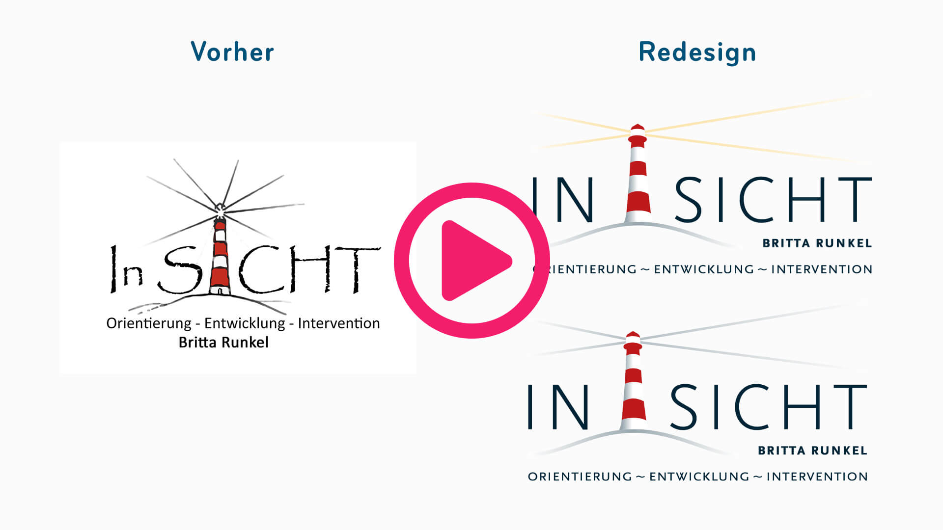 Entwicklung Corporate Design IN SICHT • Print & Screen