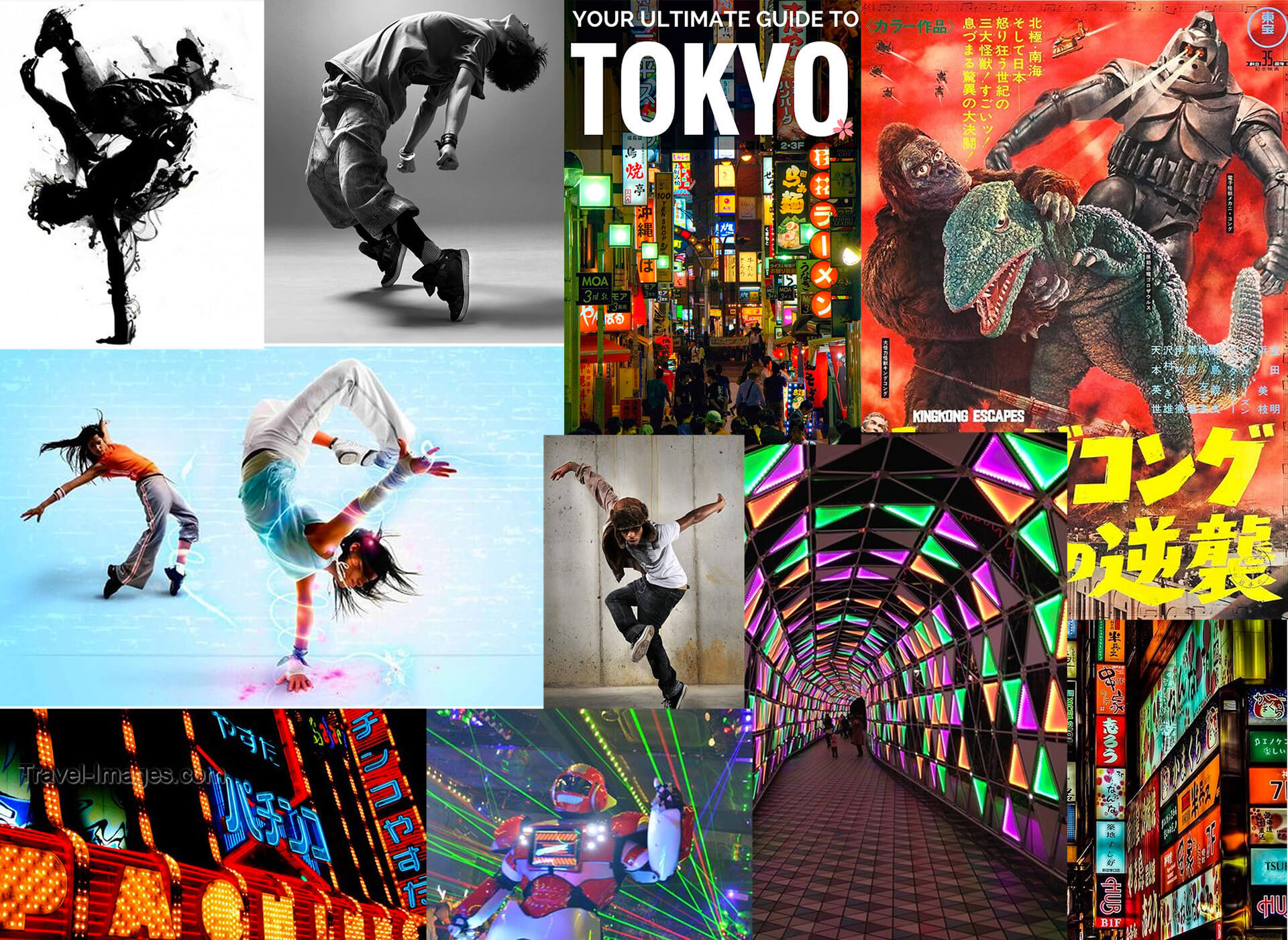 Moodboard zur Fernsehshow URBAN FREESTYLE: TOKYO THROWDOWN