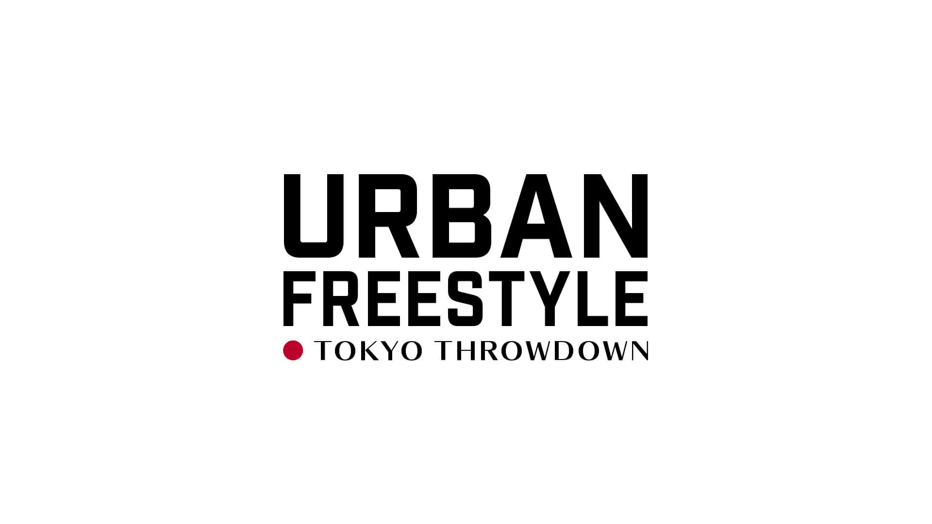 Titeldesign Fernsehshow URBAN FREESTYLE: TOKYO THROWDOWN