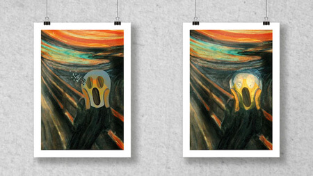 Work for the 5th Adobe Scream contest